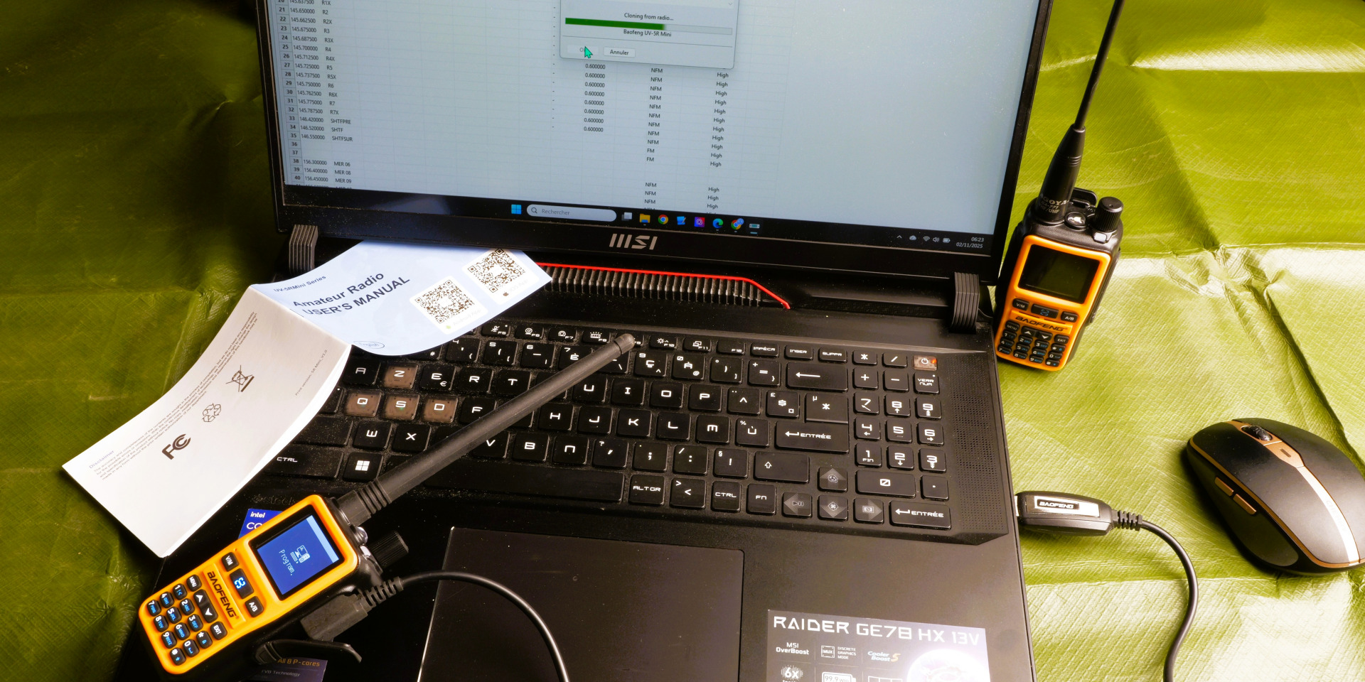 Lire la suite à propos de l’article Baofeng UV-5R Mini – Configuration