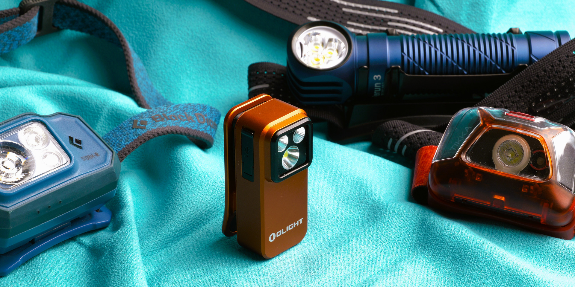 Oclip Pro S face aux lampes frontales